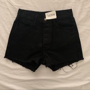 Brandy Melville High Waisted Black Shorts